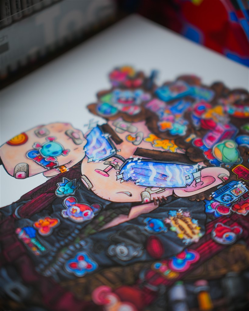 STICKER BOMB - Limited Edition Print